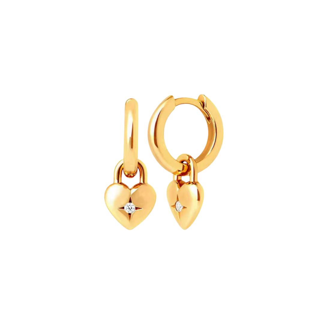 Solana Lock-it Earrings in Silver