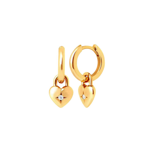 Solana Lock-it Earrings in Gold