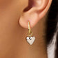 Katia Sterling Silver Heart Drop Earrings