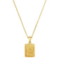 Stay Golden Initial Necklace