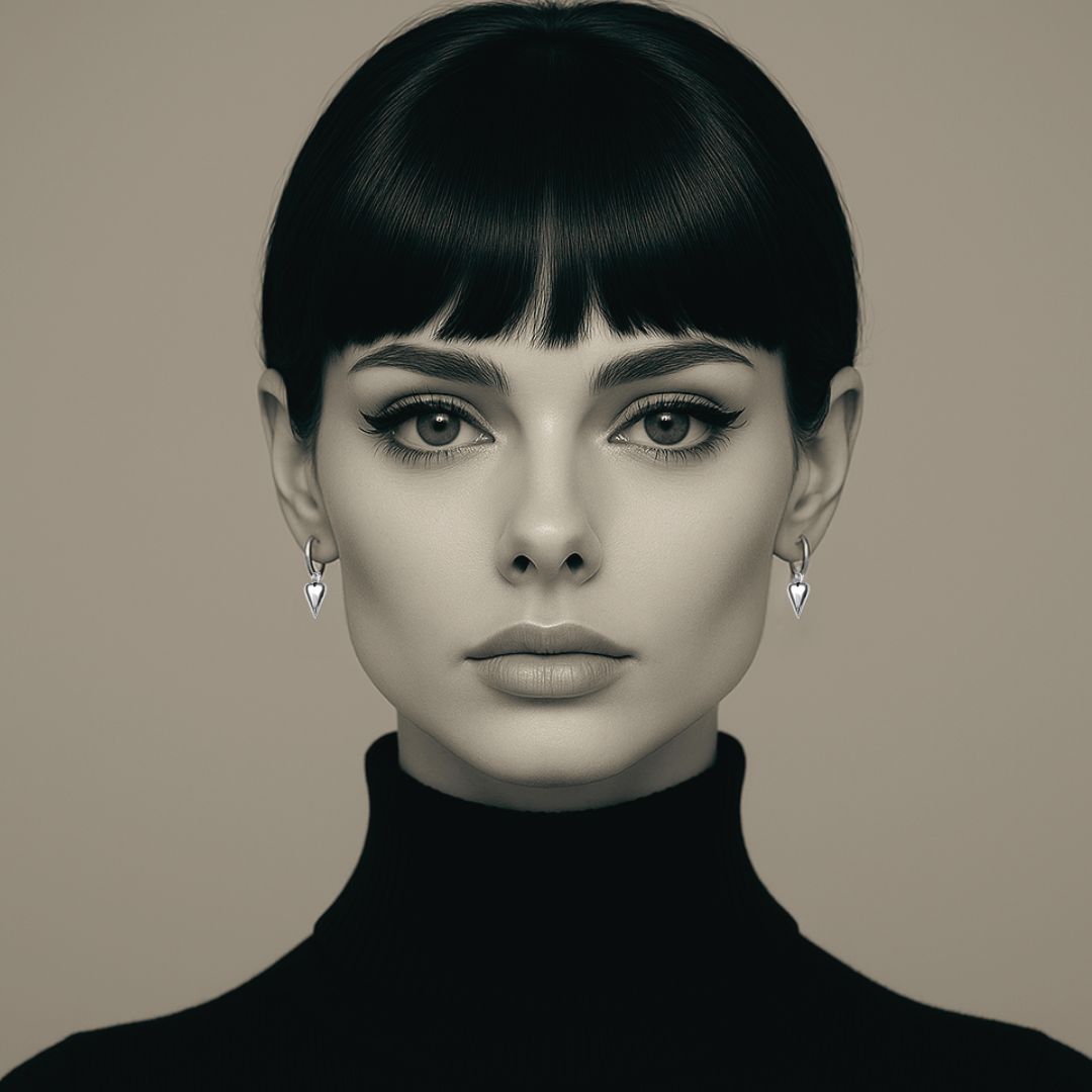 Amour Earrings in Silver