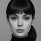 The Beatriz Sterling Silver Starburst Earrings in Gold