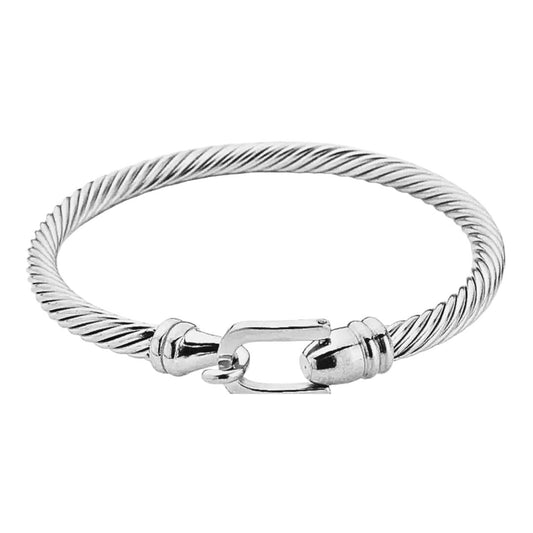 Bryony Buckle Bracelet in Silver