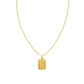 Stay Golden Initial Necklace