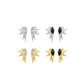 The Clemence Earrings in Sterling Silver