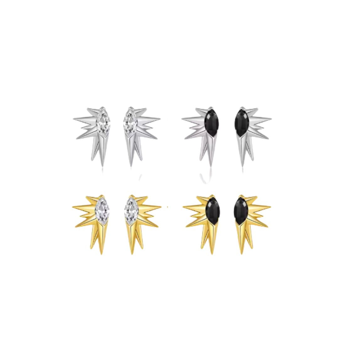The Clemence Earrings in Sterling Silver