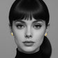 The Clemence Earrings in Sterling Silver