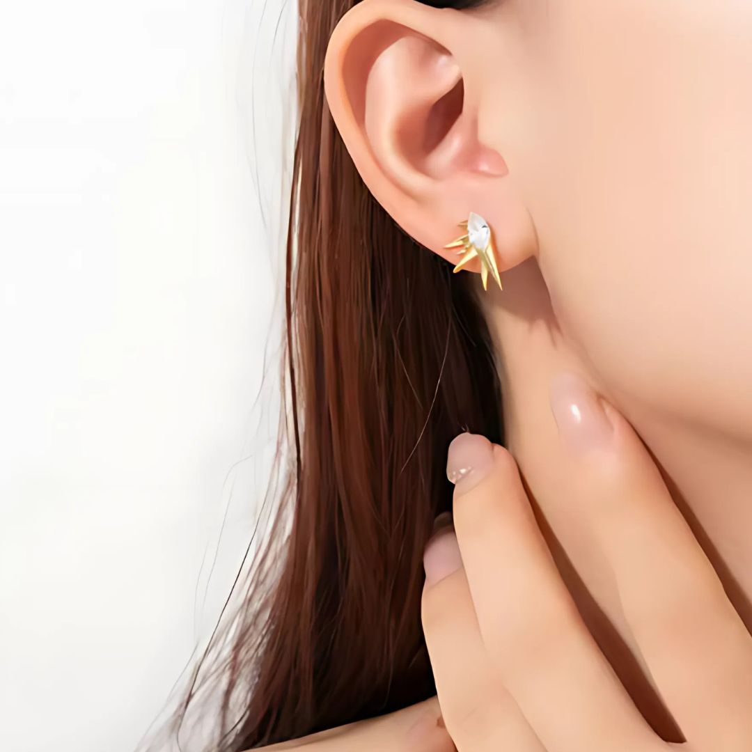 The Clemence Earrings in Sterling Silver