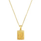Stay Golden Initial Necklace