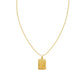Stay Golden Initial Necklace