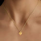 Dita Heart Necklace in Gold