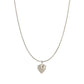 Dita Heart Necklace in Silver