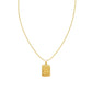 Stay Golden Initial Necklace