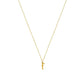 Heiress Gothic Initial Necklace