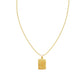 Stay Golden Initial Necklace