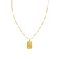 Stay Golden Initial Necklace