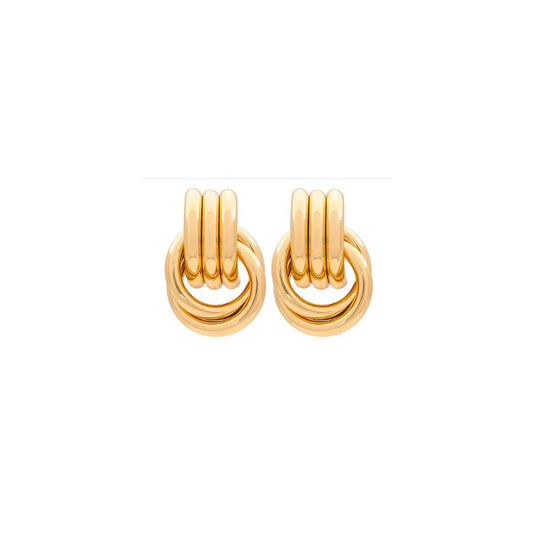 Heaven Knot Earrings in Gold
