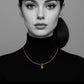 Heiress Gothic Initial Necklace