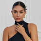 Gracie Matte Gold Hoop Earrings