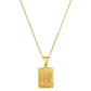 Stay Golden Initial Necklace