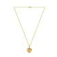 Havana Heart Necklace in Gold