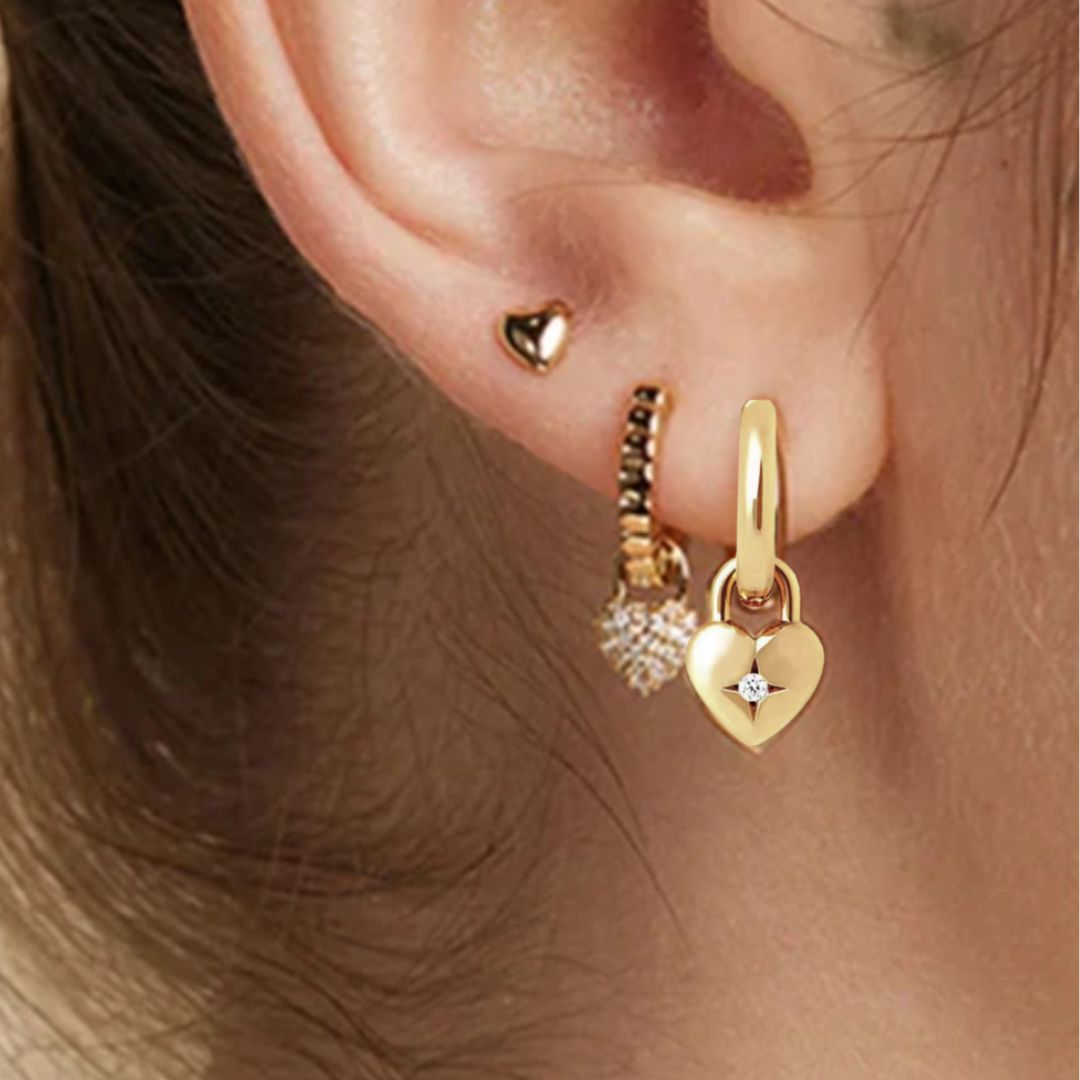 Solana Lock-it Earrings in Silver