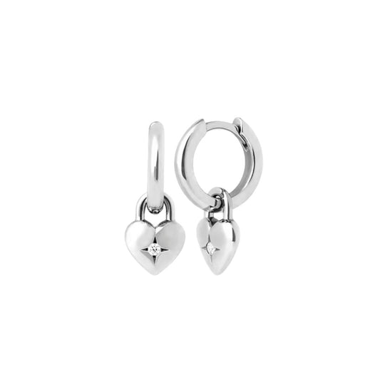 Solana Lock-it Earrings in Silver