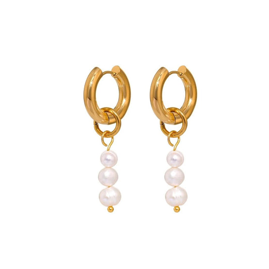 Ivy freshwater pearl earrings