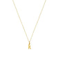 Heiress Gothic Initial Necklace