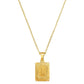 Stay Golden Initial Necklace