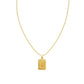 Stay Golden Initial Necklace