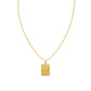 Stay Golden Initial Necklace