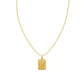 Stay Golden Initial Necklace