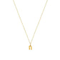 Heiress Gothic Initial Necklace