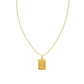 Stay Golden Initial Necklace