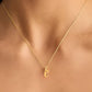Heiress Gothic Initial Necklace