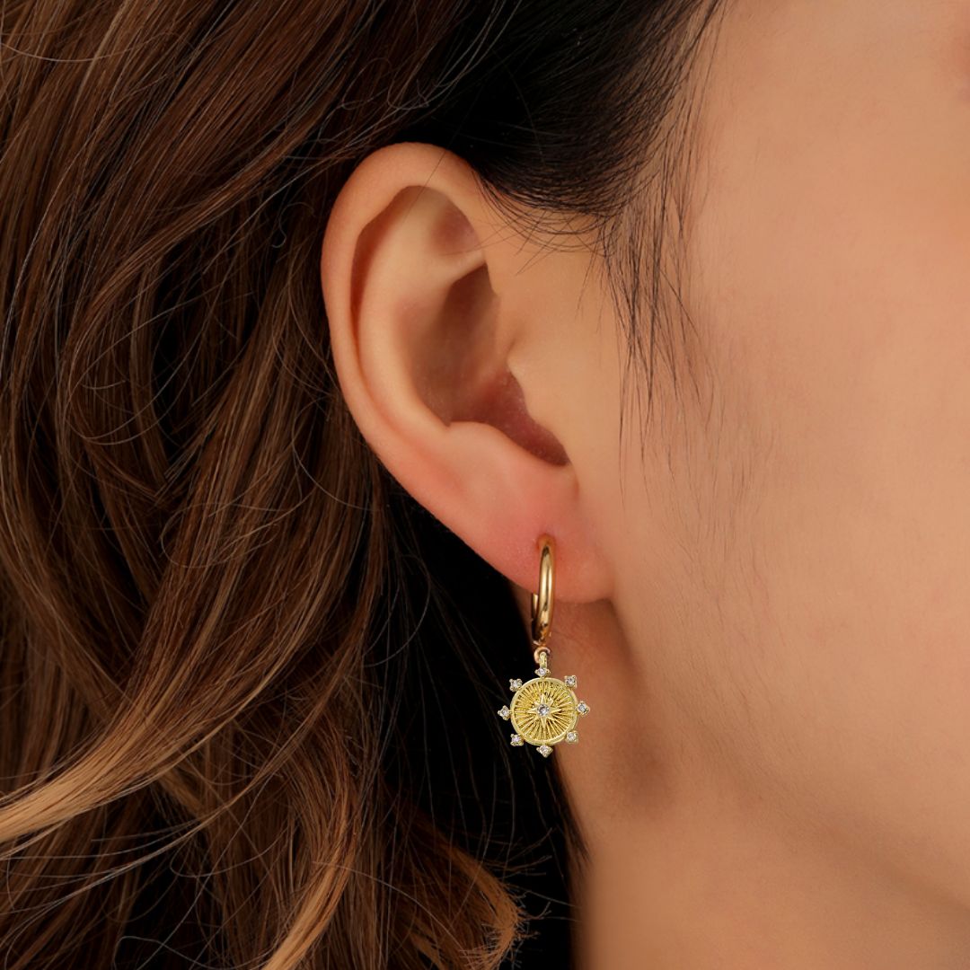 The Ophelia Earrings in Gold