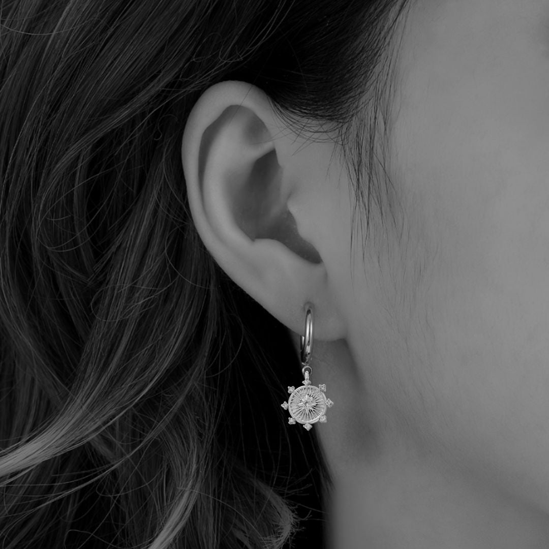 The Ophelia Earrings in Silver