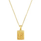 Stay Golden Initial Necklace