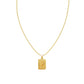 Stay Golden Initial Necklace
