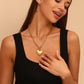 Pria Gold Heart Necklace