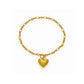 Pria Gold Heart Necklace
