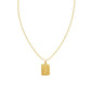Stay Golden Initial Necklace