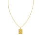 Stay Golden Initial Necklace