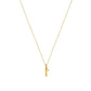 Heiress Gothic Initial Necklace