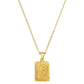 Stay Golden Initial Necklace