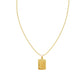 Stay Golden Initial Necklace