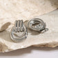 Heaven Knot Earrings in Silver