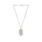 Juniper Silver Floral Necklace in Silver
