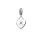 Honey Silver Heart Locket